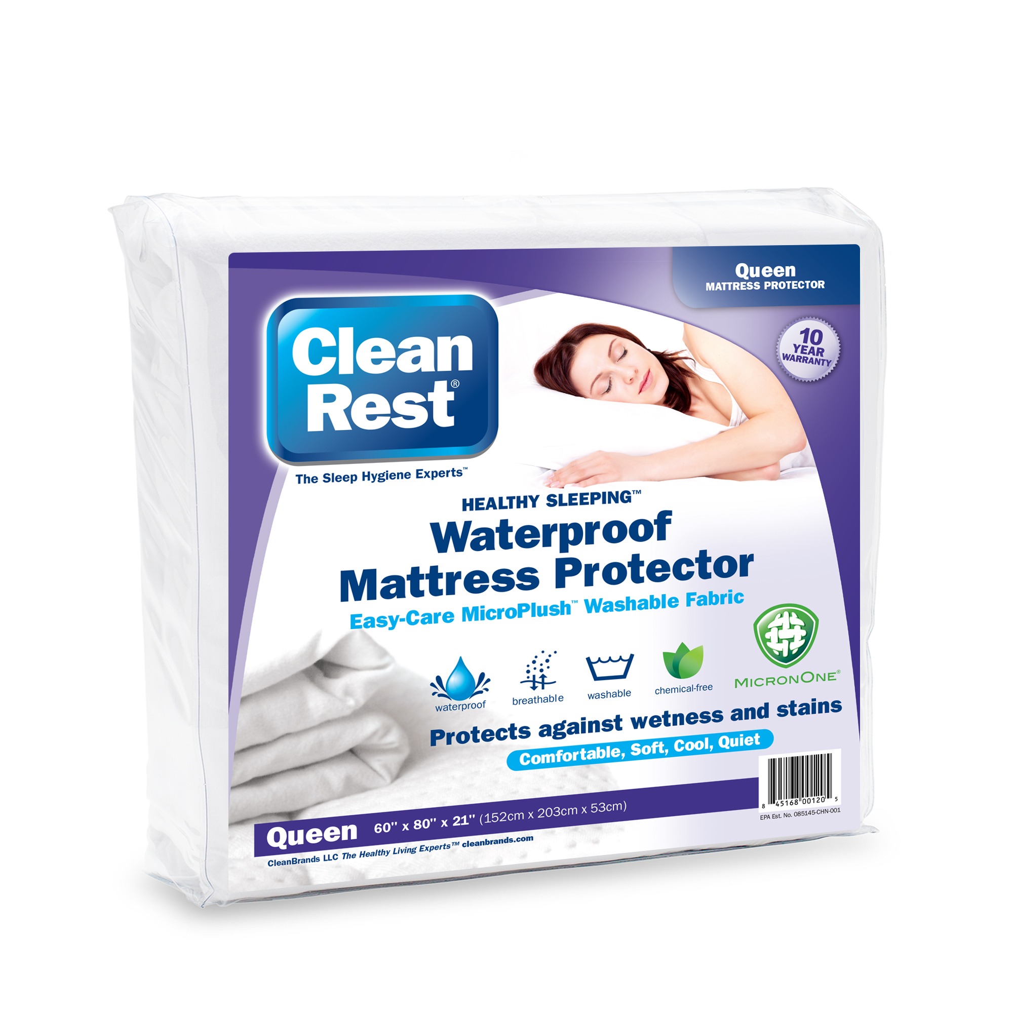 CleanRest Waterproof Mattress Protector - CleanRest