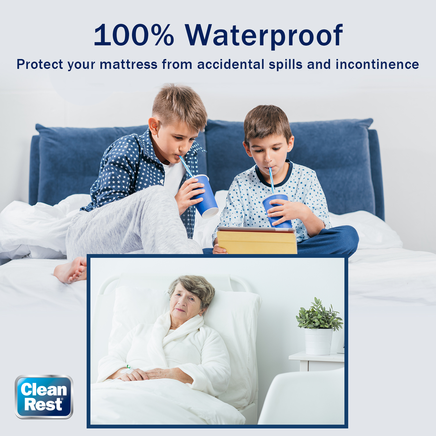 CleanRest Waterproof Mattress Protector - CleanRest