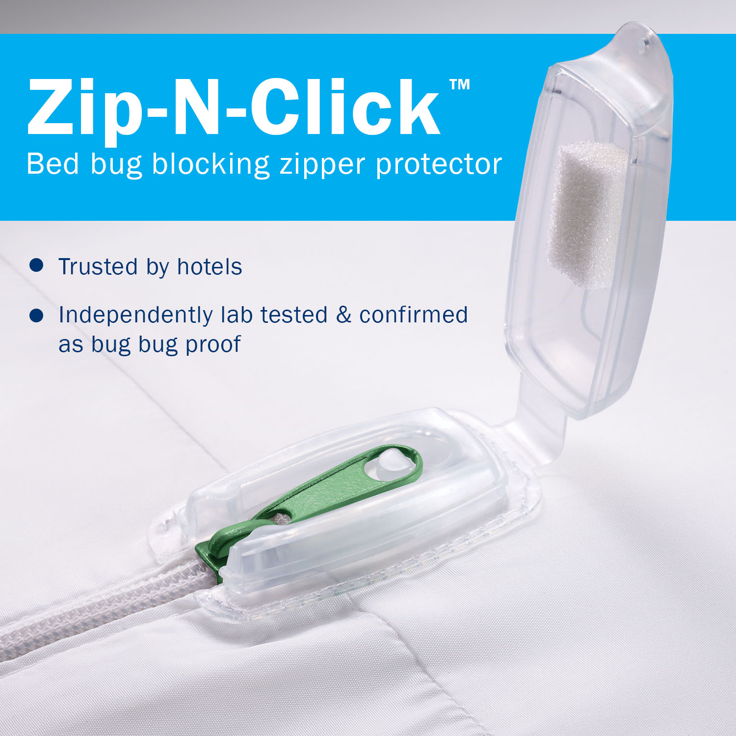 CleanRest Pro Waterproof Allergy and Bed Bug Blocking Pillow Encasement Standard/Queen 