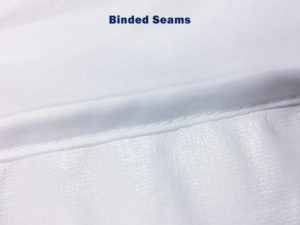 CleanRest's super strong binded seams