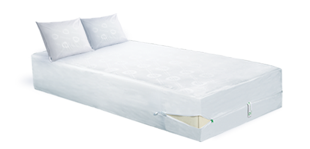 A bed equipped with The PRO 3-Piece Bundle which cost starting at $76.98